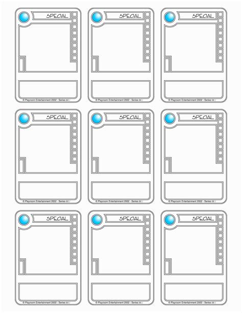 Free Trading Card Templates