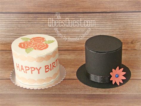 Birthday Cake Box AND Frosty’s Hat Box Tutorial