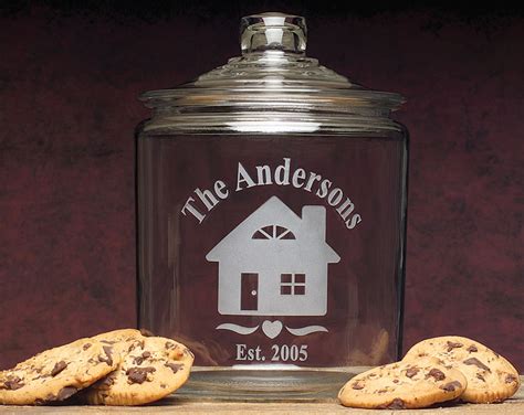 Personalized Cookie Jar Gifts from Roland's Gifts | Personalize Crystal ...