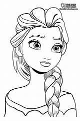 Elsa And Anna Coloring Pages 9  The Daily sketch template