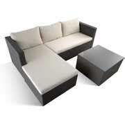 Outdoor Patio Furniture Sets All Weather Outdoor Sofa PE Garden ...