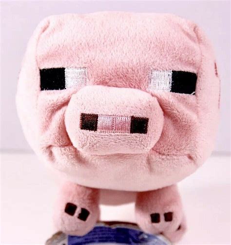 Mojang Pink Minecraft Pig stuffed/plush - 6" | #2091073495