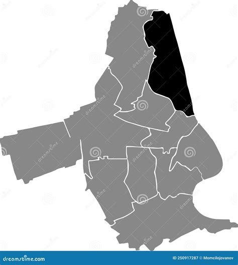 Locator Map Of The BASF DISTRICT, LUDWIGSHAFEN AM RHEIN Cartoon Vector ...