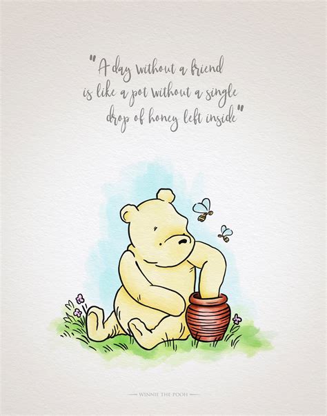 Classic Winnie the Pooh With Quote 11x14 Poster - Etsy