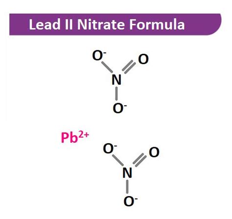 Lead II Nitrate Formula - Chemical Formula, Structural Composition And ...