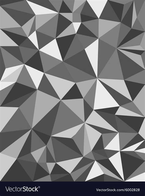 Grey Triangles - Geometric Background, Polygonal design. Vector illustration, fully editable ...