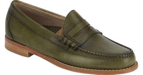 Lyst - G.H. Bass & Co. Larson Weejuns Penny Loafer in Green for Men