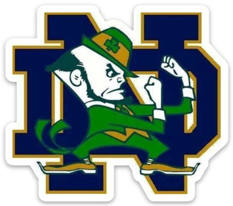 Notre Dame Fighting Irish 20'' X 20'' Retro Logo Circle Sign ...