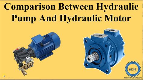 Comparison Between Hydraulic Pump And Hydraulic Motor - YouTube