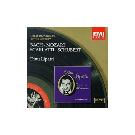 Dinu Lipatti - Bach's Instrumental Works - Discography