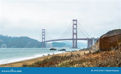 The Golden Gate Bridge As Seen from Baker Beach Editorial Stock Image - Image of architecture ...