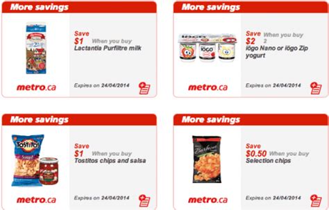 Metro Ontario Canada Printable Grocery Coupons (April 18 – 24 ...