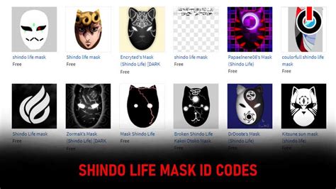 All Shindo Life Mask ID Codes Wiki (December 2022)
