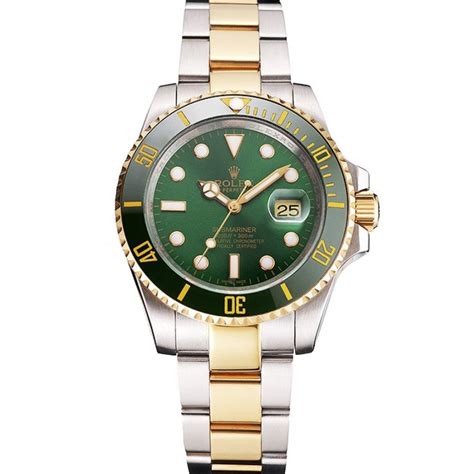 Rolex Submariner PR16233GRG Green Dial Mens Automatic 41MM - wdfreplica.com