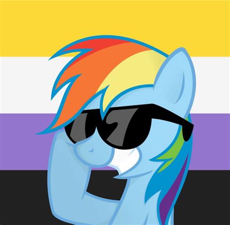 Rainbow dash pfp in 2023 | Nonbinary art, Nonbinary flag, Non-binary flag