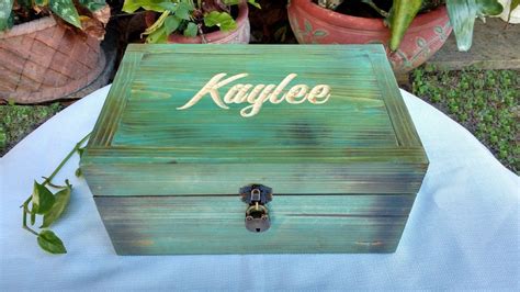 Personalized Memory Box With Lock Christmas Gift Beautifully - Etsy