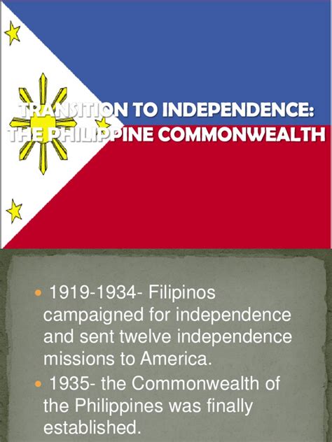 Commonwealth Period | Philippines | Government