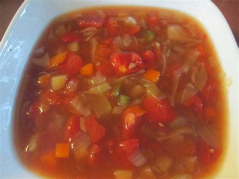 Recipe Rebels: VEGETABLE SOUP WITH DICED TOMATOES