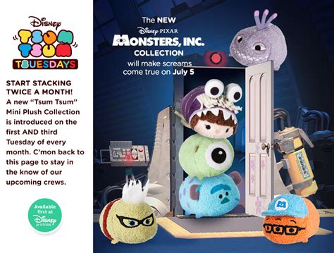 Monsters, Inc. Tsum Tsum Collection Coming in July! | My Tsum Tsum