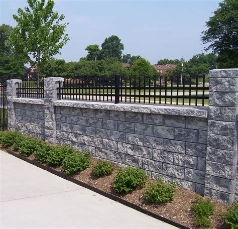 Allan Block Fence System | Nitterhouse Masonry Products