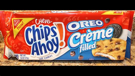 Chips Ahoy: Oreo Creme Filled Food Review - YouTube