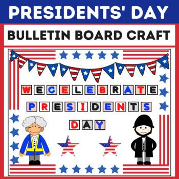 Presidents' Day Craft | Presidents' Day Bulletin Board Kit - Cut And Paste