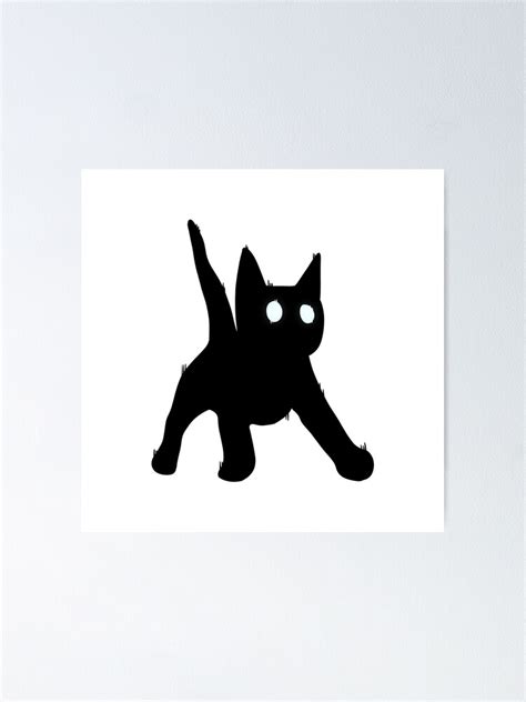 "falling cat meme sticker" Poster by astrocyti | Redbubble