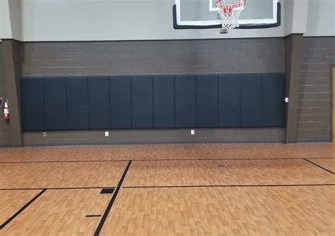 Custom Wood Backed Gym Wall Padding Panels 2' x 6' | AK Athletic Equipment