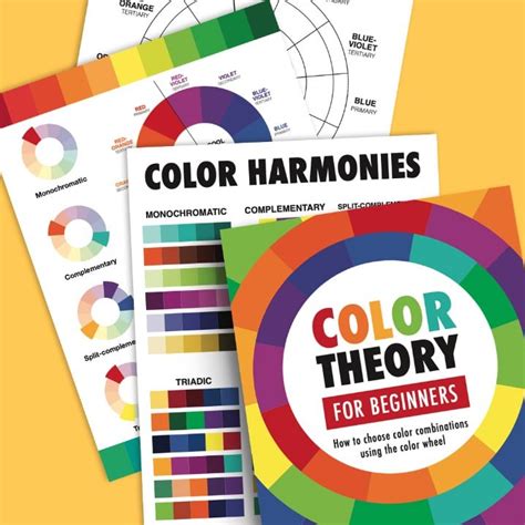 Color Theory For Beginners: E-Book and Worksheets