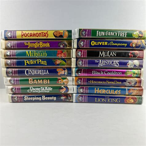 Disney masterpiece collection VHS www.np.gov.lk