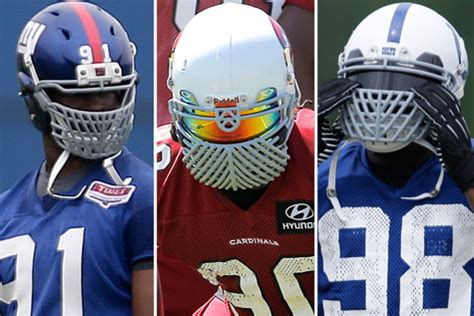 The NFL Bans Customized Facemasks Because Football Isn't Supposed to Be ...