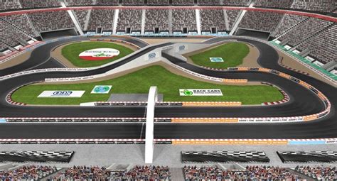 Stadium race track model - TurboSquid 1597743