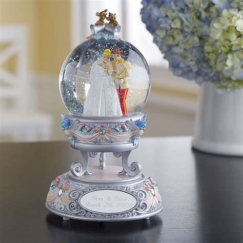 Wedding Cinderella Snowglobe - Personalizable Disney Wedding Gifts, Wedding Gifts For Friends ...