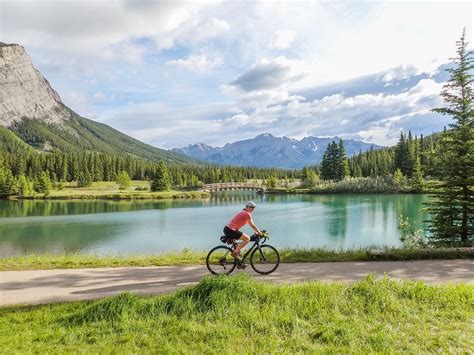 Cycling Lake Minnewanka Loop - Out & About with the GeoKs