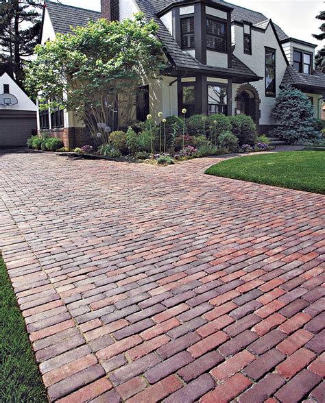 "Brick" Driveway | Brick driveway, Brick paver driveway, Driveway design