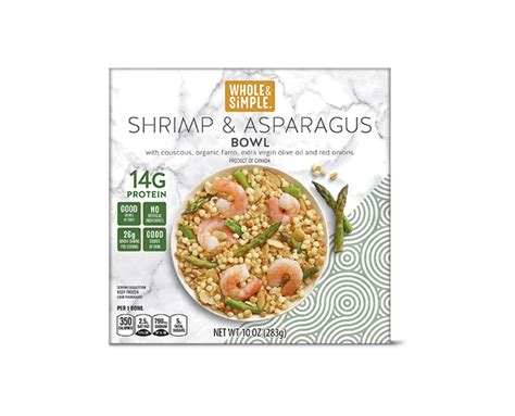 Whole & Simple Shrimp & Grains Single Serve Meals | ALDI US