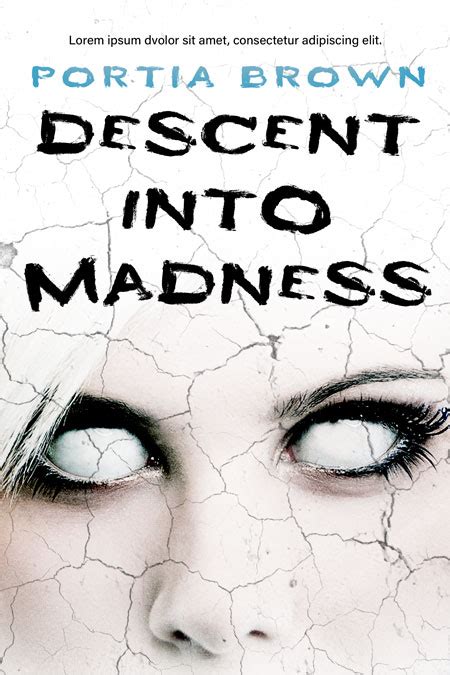 Descent Into Madness - Horror Thriller Premade Book Cover For Sale @ Beetiful Book Covers