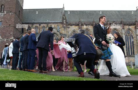 The wedding of Andy Murray and Kim Sears at Dunblane Cathedral Featuring: Andy Murray, Kim Sears ...