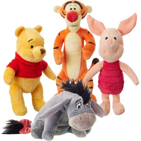 Winnie the Pooh Stuffed Animal Set and Friends Plush Toys NEW - Walmart.com - Walmart.com