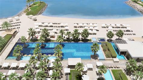 Pool & Beach - Fairmont Bab Al Bahr, Abu Dhabi luxury Hotel