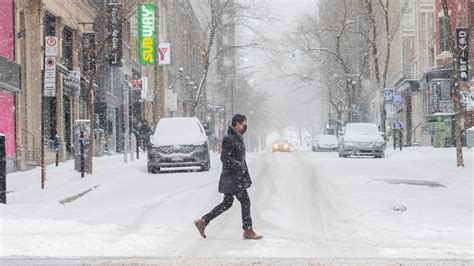 Snowing in Montreal, flooding in Quebec City as winter weather ...