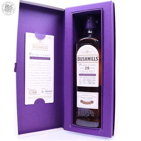 Bushmills 28 Year Old Single Malt Cognac Cask - Irish Whiskey Auctions