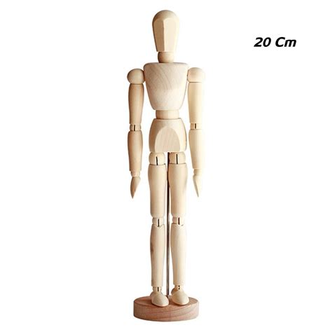 Buy Sketching Artist Movable Limbs Male Wooden Figure Model Doll Toys Sketch Mannequin Puppet ...