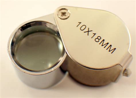 Jewelers Loop Loupe 10X Magnification 18MM Glass Lens New 706569012798 | eBay