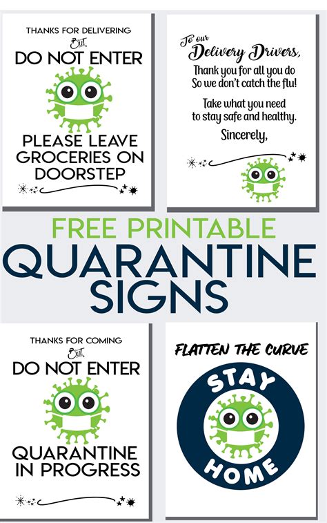 Free Printable Quarantine Sign - Free Templates Printable