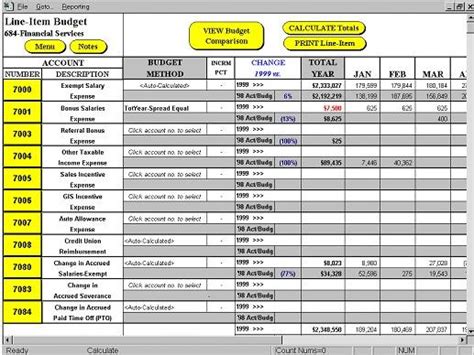 Streamlining the Budgeting and Planning Processes Using Microsoft Excel