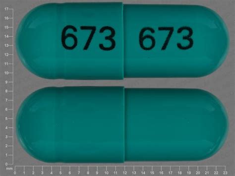 673 673 Pill Green Capsule/Oblong - Pill Identifier