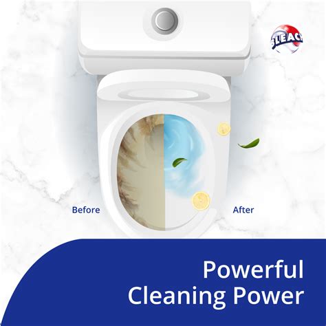 Bleach Toilet Bowl Cleaner 600ml - Lemon - Whealth Lohmann Centralin ...