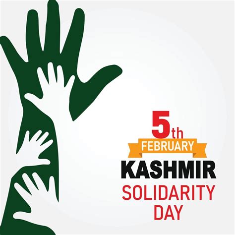 Kashmir day 5th February with help symbol 5914954 Vector Art at Vecteezy