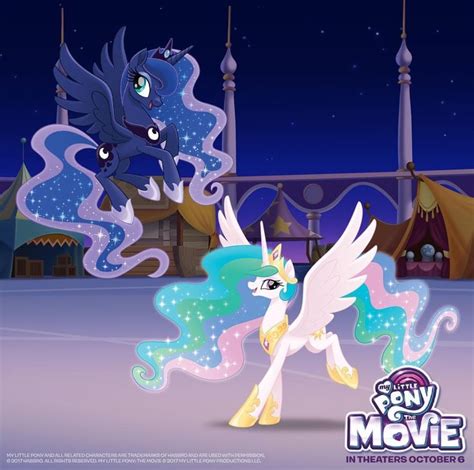 Celestia and luna from the my little pony the movie | Immagini di unicorno, Idee per tatuaggi ...